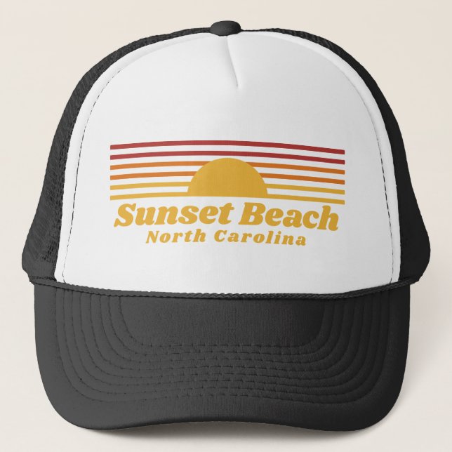 Casquette Sunset Beach Caroline du Nord (Devant)