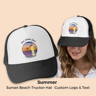 Casquette Sunset Beach personnalisée ・ Événement et marque T
