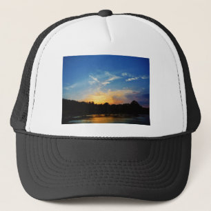Casquette Sunset Mountain Lake