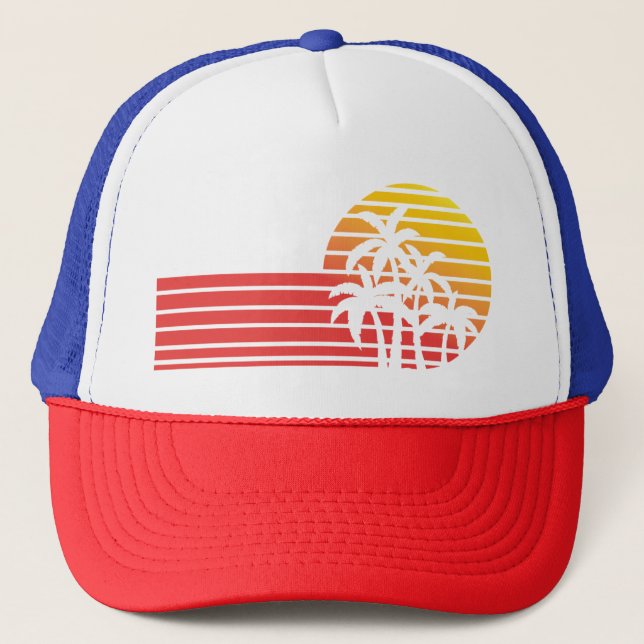 Casquette Sunset rétro (Devant)