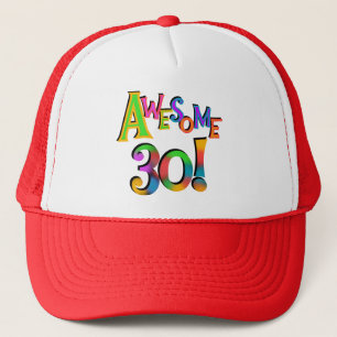 Casquette Super 30 T-shirts et cadeaux d'anniversaire