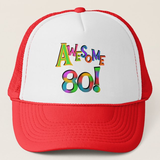 Casquette Super 80 T-shirts et cadeaux d'anniversaire (Devant)