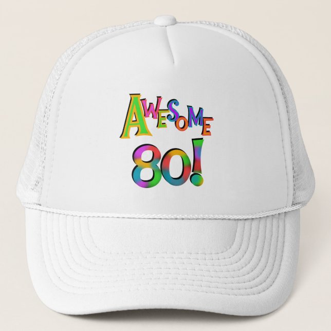 Casquette Super 80 T-shirts et cadeaux d'anniversaire (Devant)
