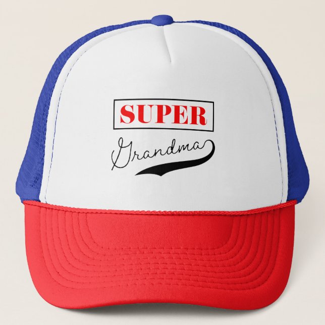 Casquette Super Grandma (Devant)