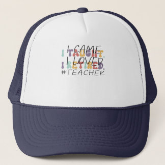 Casquette Super Je Suis Venu J'Ai Appris Que J'Aimais J'Ai R