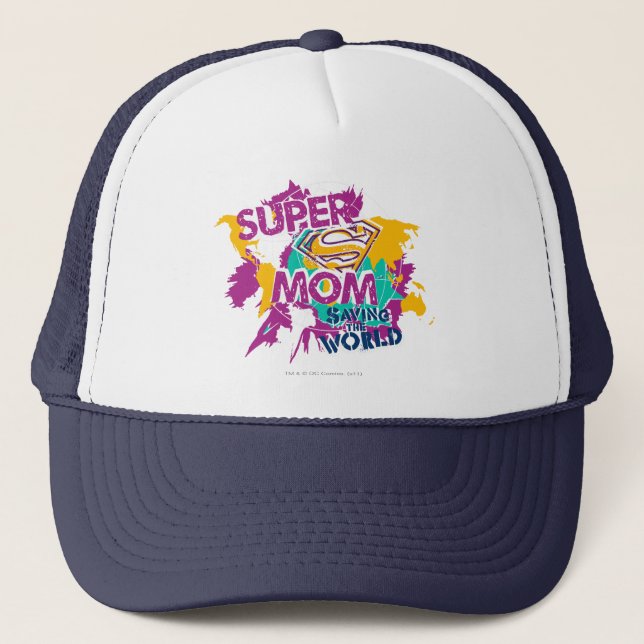 Casquette Super Maman sauve le monde (Devant)