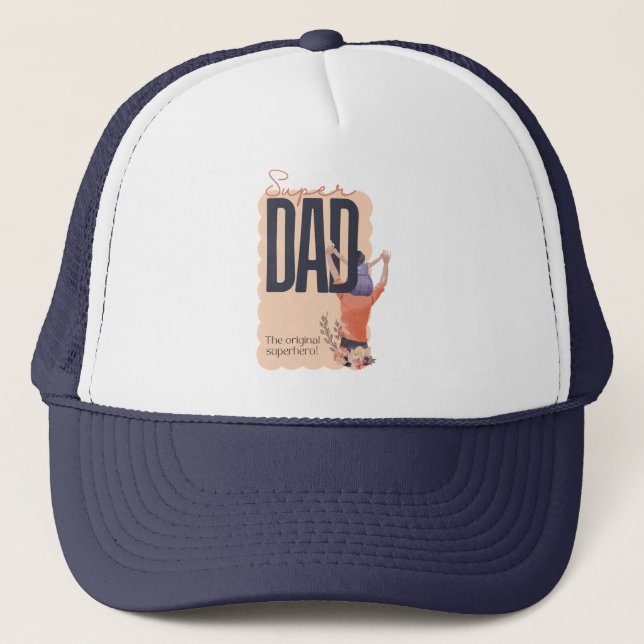 Casquette Super papa (Devant)