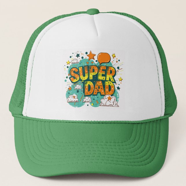 Casquette Super papa (Devant)