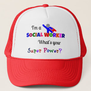 Casquette Super Power de Social Worker