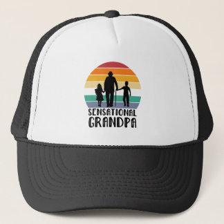 Casquette Superbe art de mots Grand-père sensationnel