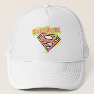 Casquette Supergirl Grunge Logo Pink