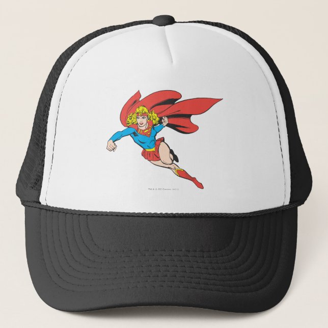 Casquette Supergirl Leaps and Punches (Devant)