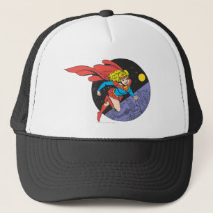 Casquette Supergirl saute dans l'espace