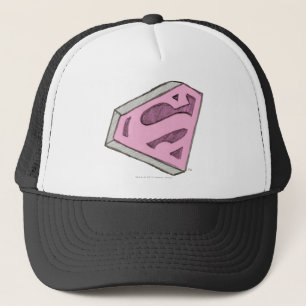 Casquette Supergirl Sketched Pink Logo