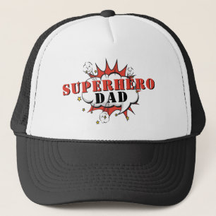 Casquette SuperHero Papa Comic Speech Bubble Père`s Day