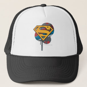 Casquette Superman S-Shield Orange avec peinture