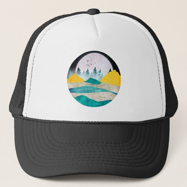 Casquette Supermoon Rising Landscape (Devant)
