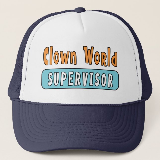 Casquette Superviseur du monde clown (Devant)
