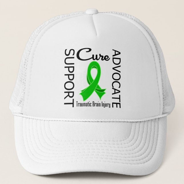 Casquette Support Advocate Cure Traumatic Brain Injury (Devant)