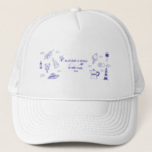 Casquette Sur mesure Andiamo a Roma Italie Vacances en famil