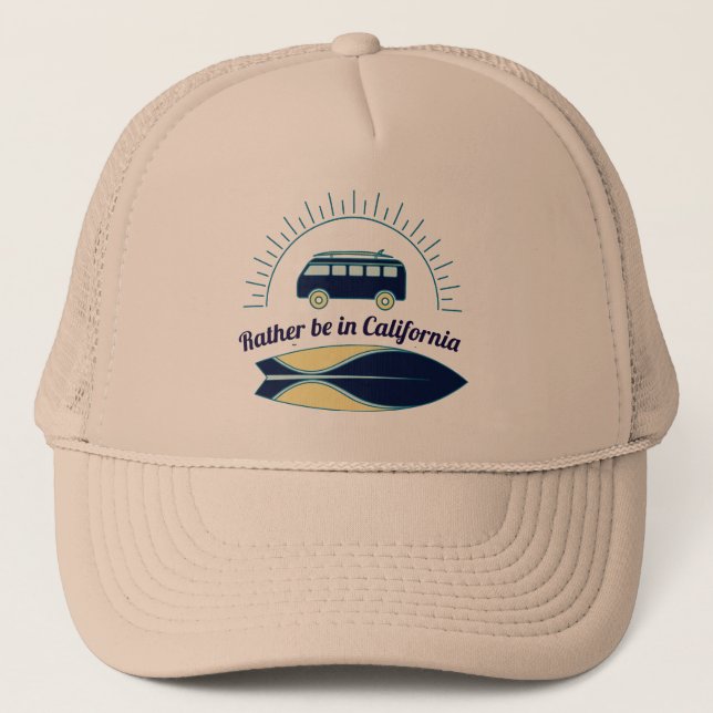 Casquette Surboard et Camper California (Devant)