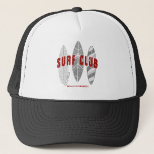 Casquette Surf Club Summer Beach Vacances Funny Vintage