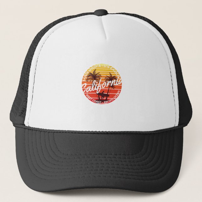 Casquette Surf de Californie, Summer Beach vibes (Devant)