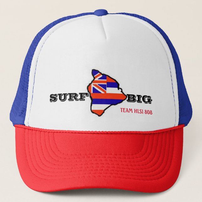 Casquette Surf de maître nageur d'Hawaï : SURF GRAND (Devant)