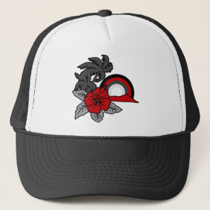 Casquette Surf Safari Hawaiian Retro Trucker Hat