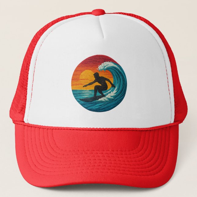 Casquette Surf Vie-Vague & Surf (Devant)