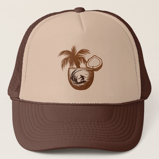 Casquette Surfeur d'été (Devant)