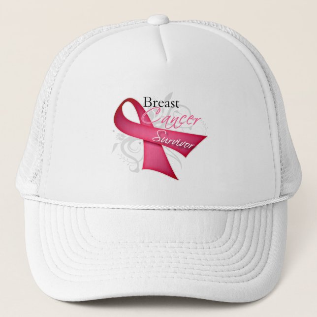Casquette Survivant - Cancer du sein (Devant)