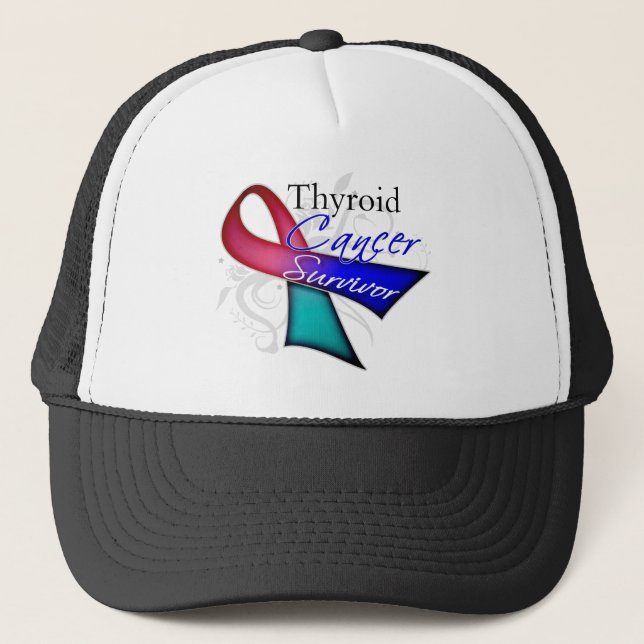 Casquette Survivant - Cancer du thyroïde (Devant)