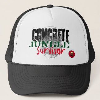 Casquette survivant concret de jungle