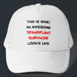 Casquette survivant de greffe, génial<br><div class="desc">survivant de la transplantation</div>