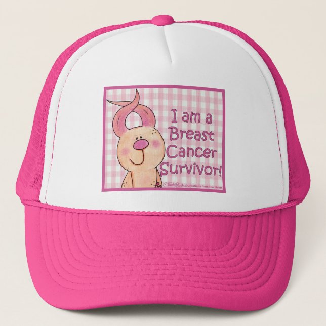Casquette Survivant du cancer du sein (Devant)