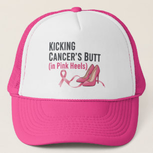 Casquette Survivante Sassy qui botte le cancer dans des talo