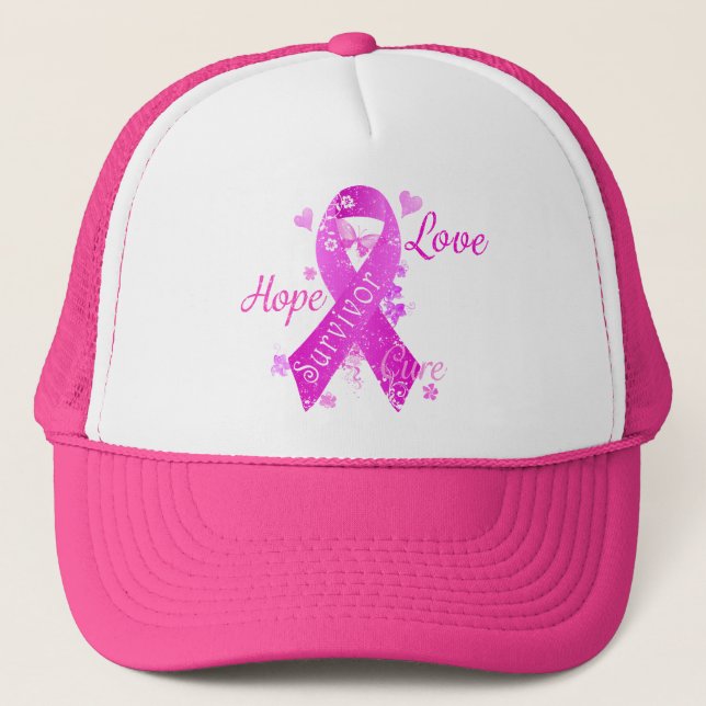Casquette Survivor Love Hope Cure (Devant)