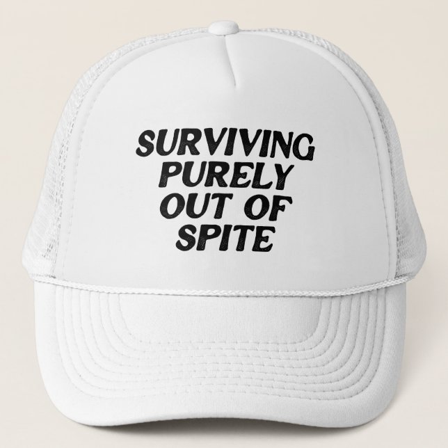 Casquette Survivre Purement Hors D'Espèce (Devant)