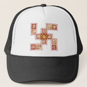 Casquette Svastika traditionnel indien
