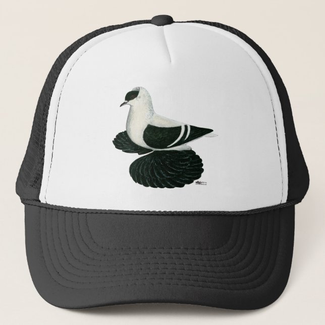 Casquette Swallow : Saxon Black White Bar (Devant)