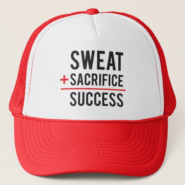 Casquette Sweat Plus Sacrifice équivaut à la réussite - Insp (Devant)