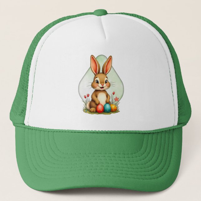 Casquette Sweet Easter Bunny – Sitting Cute Bunny - boné (Devant)