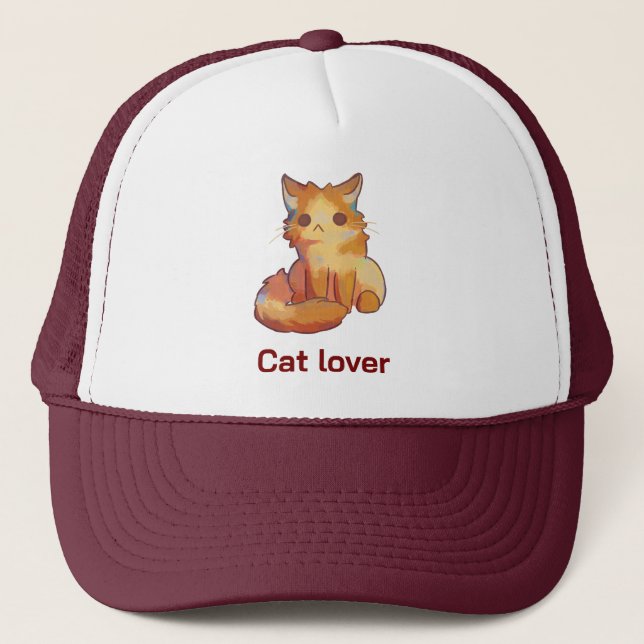 Casquette Sweet little Cat, cat lover (Devant)