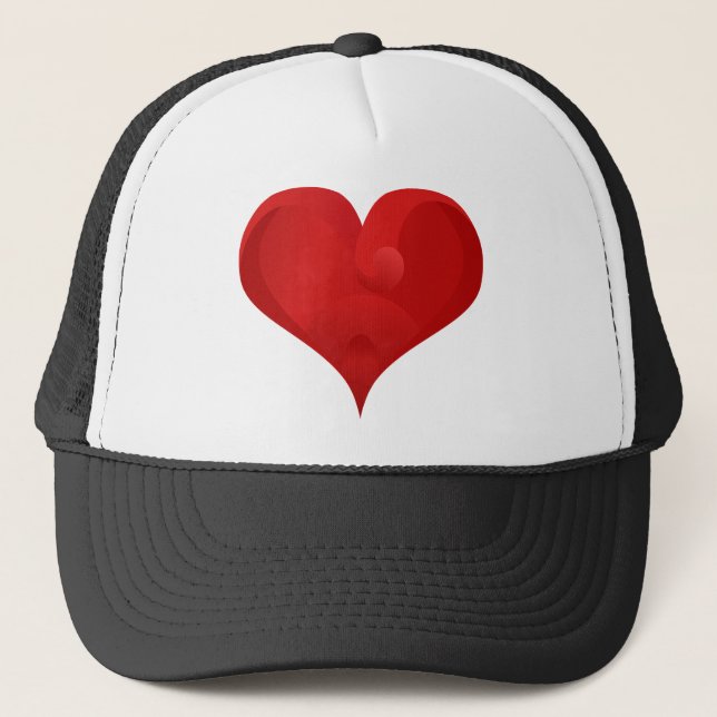 Casquette Sweet Red Valentine Love Heart (Devant)