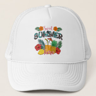 Casquette Sweet Summer Time Beach Île tropicale