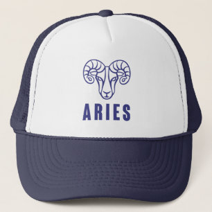 Casquette Symbole astrologique et horoscope Zodiac Aries Ram