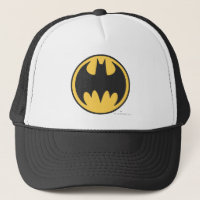 Symbole Batman | Logo du cercle jaune foncé