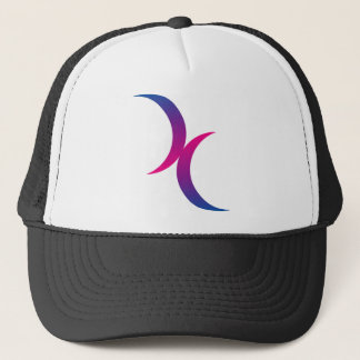 Casquette Symbole bisexuel de lune