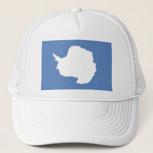 Casquette Symbole continent de drapeau de l'Antarctique